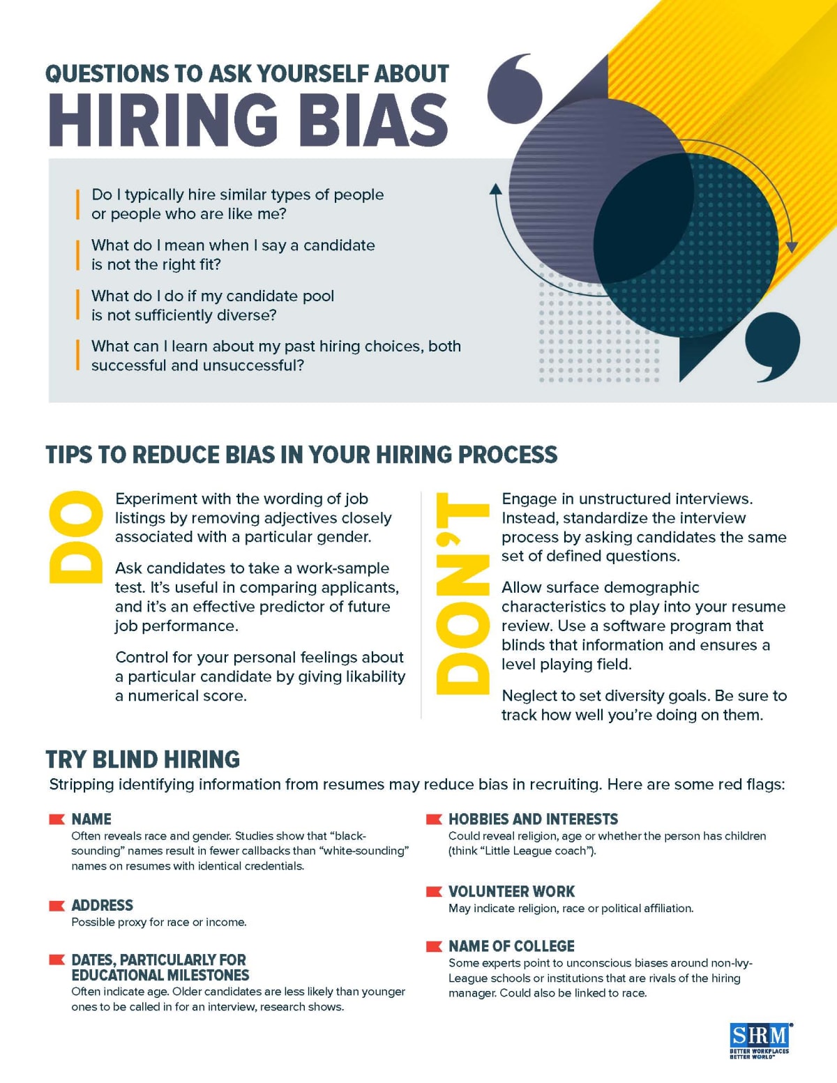 Questions to Ask about Hiring Bias